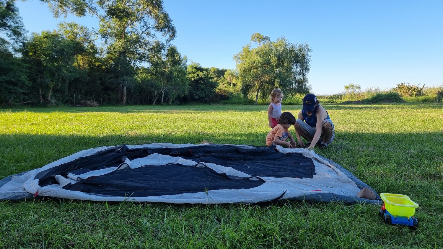 Armando el campamento