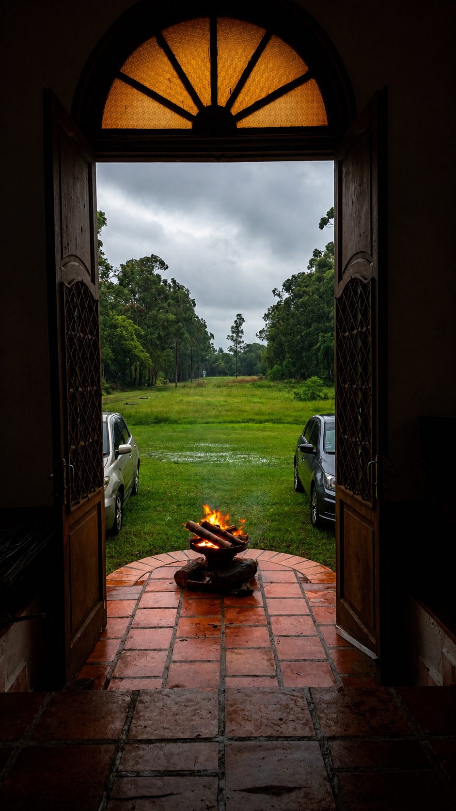 La puerta al fogón